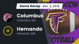 Recap: Columbus  vs. Hernando  2018