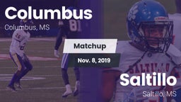 Matchup: Columbus vs. Saltillo  2019
