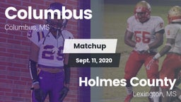 Matchup: Columbus vs. Holmes County 2020