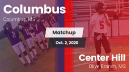 Matchup: Columbus vs. Center Hill  2020
