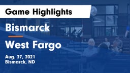 Bismarck  vs West Fargo  Game Highlights - Aug. 27, 2021