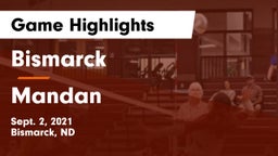 Bismarck  vs Mandan  Game Highlights - Sept. 2, 2021