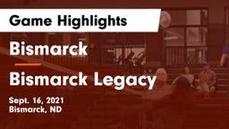 Bismarck  vs Bismarck Legacy  Game Highlights - Sept. 16, 2021