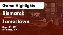 Bismarck  vs Jamestown Game Highlights - Sept. 21, 2021