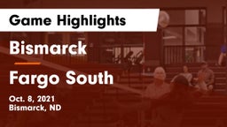 Bismarck  vs Fargo South  Game Highlights - Oct. 8, 2021