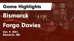 Bismarck  vs Fargo Davies  Game Highlights - Oct. 9, 2021