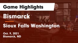 Bismarck  vs Sioux Falls Washington  Game Highlights - Oct. 9, 2021