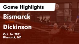 Bismarck  vs Dickinson  Game Highlights - Oct. 16, 2021
