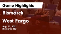 Bismarck  vs West Fargo  Game Highlights - Aug. 27, 2022