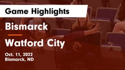 Bismarck  vs Watford City  Game Highlights - Oct. 11, 2022