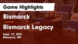 Bismarck  vs Bismarck Legacy  Game Highlights - Sept. 19, 2023