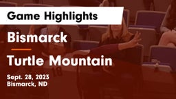 Bismarck  vs Turtle Mountain  Game Highlights - Sept. 28, 2023