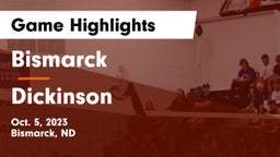 Bismarck  vs Dickinson  Game Highlights - Oct. 5, 2023