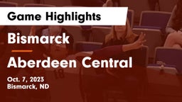 Bismarck  vs Aberdeen Central  Game Highlights - Oct. 7, 2023