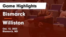 Bismarck  vs Williston  Game Highlights - Oct. 12, 2023