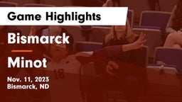 Bismarck  vs Minot  Game Highlights - Nov. 11, 2023