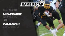 Recap: Mid-Prairie  vs. Camanche  2016