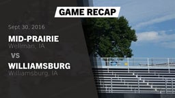 Recap: Mid-Prairie  vs. Williamsburg  2016