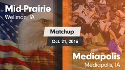 Matchup: Mid-Prairie High vs. Mediapolis  2016