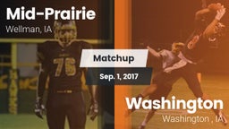Matchup: Mid-Prairie High vs. Washington  2017