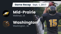 Recap: Mid-Prairie  vs. Washington  2017
