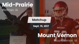 Matchup: Mid-Prairie High vs. Mount Vernon  2017