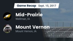 Recap: Mid-Prairie  vs. Mount Vernon  2017