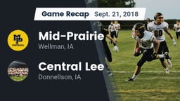 Recap: Mid-Prairie  vs. Central Lee  2018