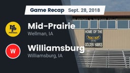 Recap: Mid-Prairie  vs. Williamsburg  2018