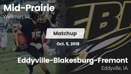 Matchup: Mid-Prairie High vs. Eddyville-Blakesburg-Fremont 2018