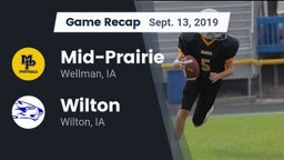 Recap: Mid-Prairie  vs. Wilton  2019