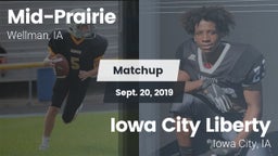 Matchup: Mid-Prairie High vs. Iowa City Liberty  2019