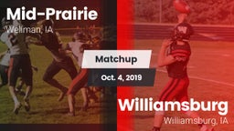 Matchup: Mid-Prairie High vs. Williamsburg  2019