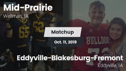 Matchup: Mid-Prairie High vs. Eddyville-Blakesburg-Fremont 2019