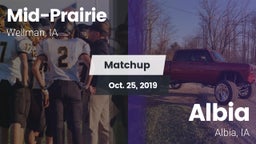 Matchup: Mid-Prairie High vs. Albia  2019