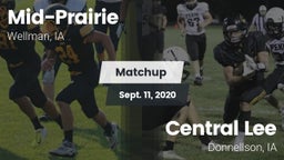 Matchup: Mid-Prairie High vs. Central Lee  2020
