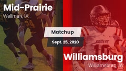 Matchup: Mid-Prairie High vs. Williamsburg  2020