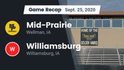 Recap: Mid-Prairie  vs. Williamsburg  2020