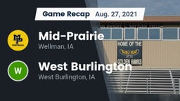 Recap: Mid-Prairie  vs. West Burlington  2021