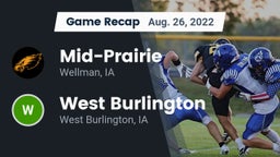 Recap: Mid-Prairie  vs. West Burlington  2022