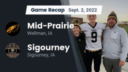 Recap: Mid-Prairie  vs. Sigourney  2022