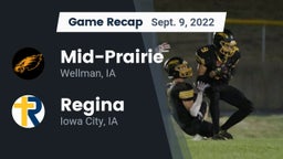 Recap: Mid-Prairie  vs. Regina  2022