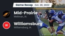 Recap: Mid-Prairie  vs. Williamsburg  2022