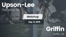 Matchup: Upson-Lee vs. Griffin  2016