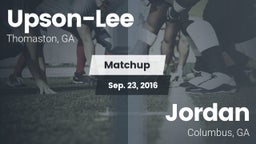 Matchup: Upson-Lee vs. Jordan  2016