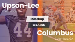Matchup: Upson-Lee vs. Columbus  2017