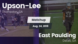 Matchup: Upson-Lee vs. East Paulding  2018