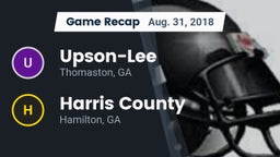 Recap: Upson-Lee  vs. Harris County  2018
