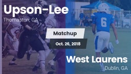 Matchup: Upson-Lee vs. West Laurens  2018