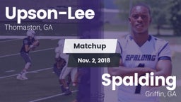 Matchup: Upson-Lee vs. Spalding  2018